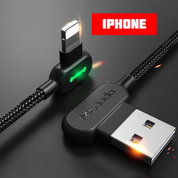 Carregador para iPhone - USB C - Micro-USB | Cabo Titã™ - MD Imports