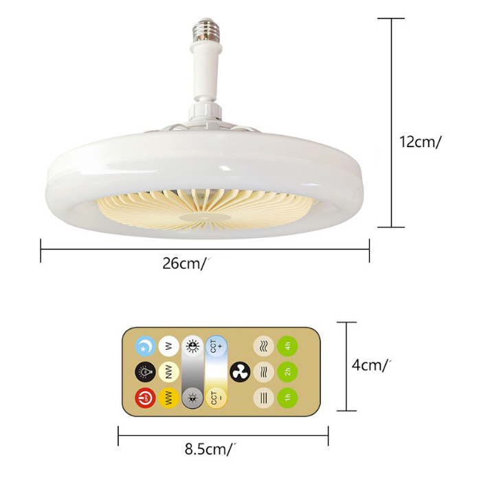 Lâmpada Turbo Led 2 em 1 [ULTRA POTENTE] - MD Imports