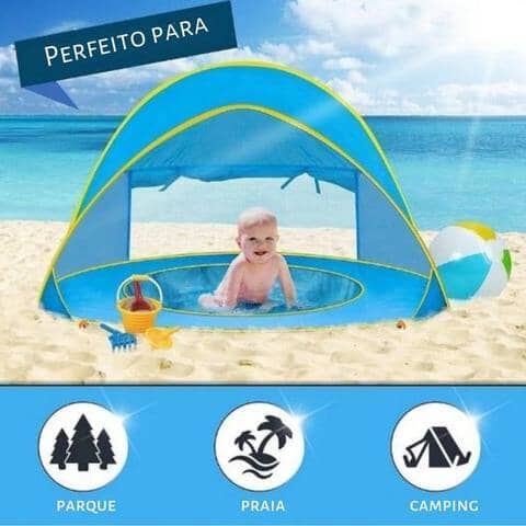 Barraca Bebê com Proteção UV - Tenda Kids - MD Imports