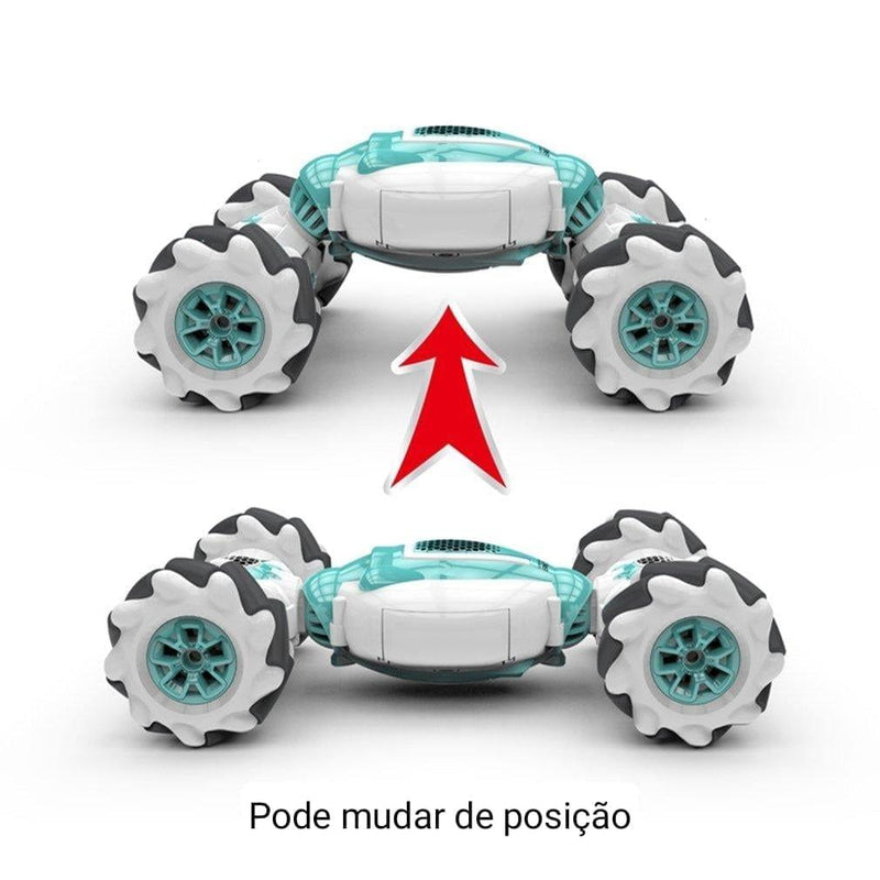 Carro Para Acrobacias Com Controle Inovador - Para Meninos - MD Imports