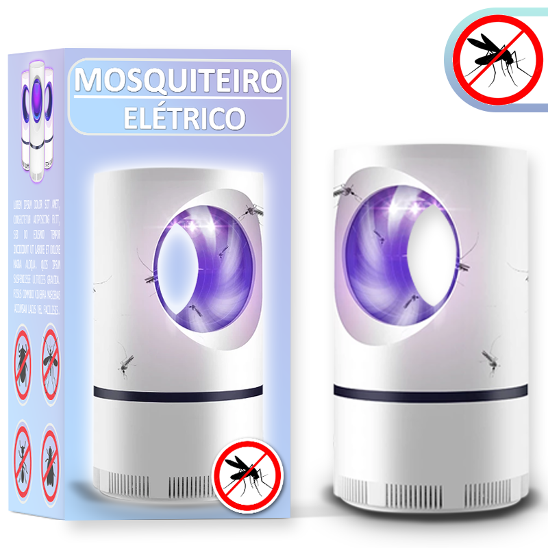 Armadilha Para Mosquitos e Insetos - Mosquiteiro Elétrico - MD Imports